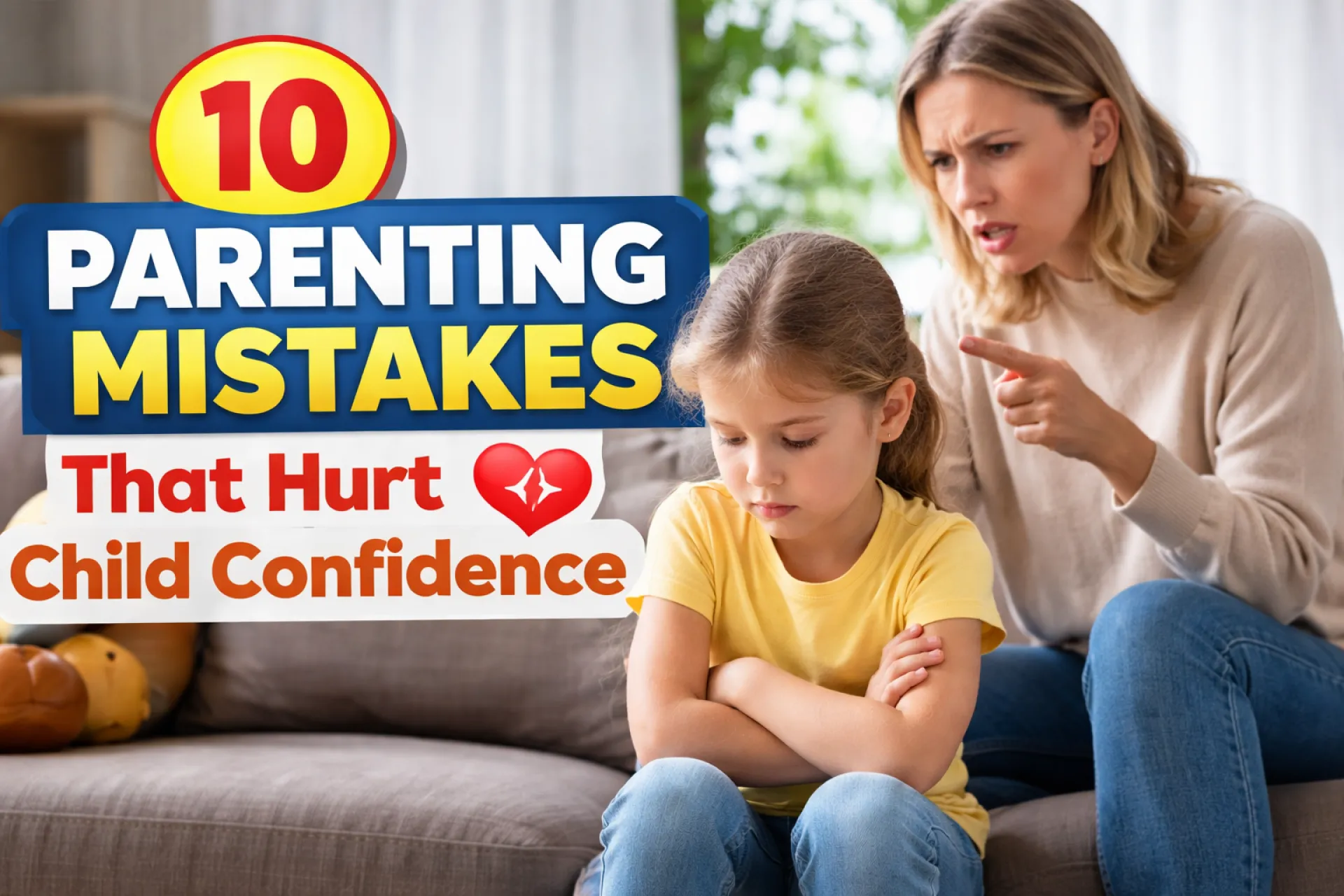 10 Parenting Mistakes That Hurt Child Confidence