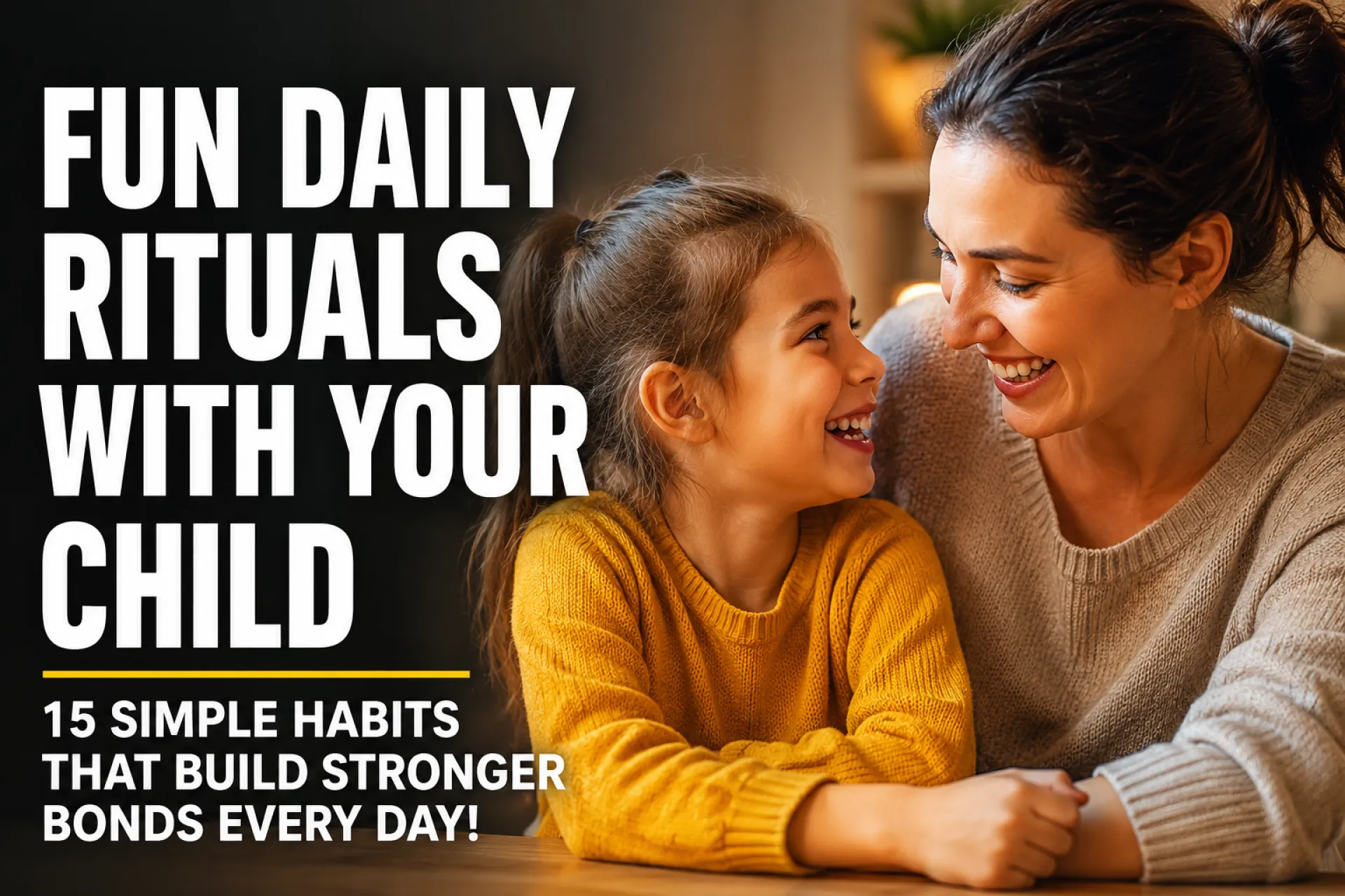 Fun Daily Rituals With Your Child
