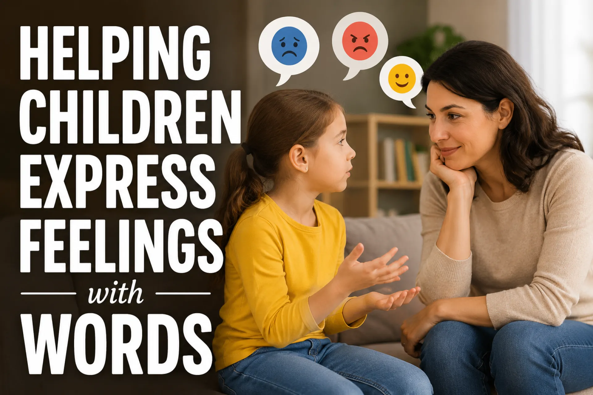 Helping Children Express Feelings with Words